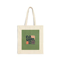 Tote Bag — 'Take It Easy' Retro Floral Canvas Tote