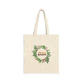 Hello Autumn Canvas Tote Bag – Floral Fall Wreath Reusable Shopper