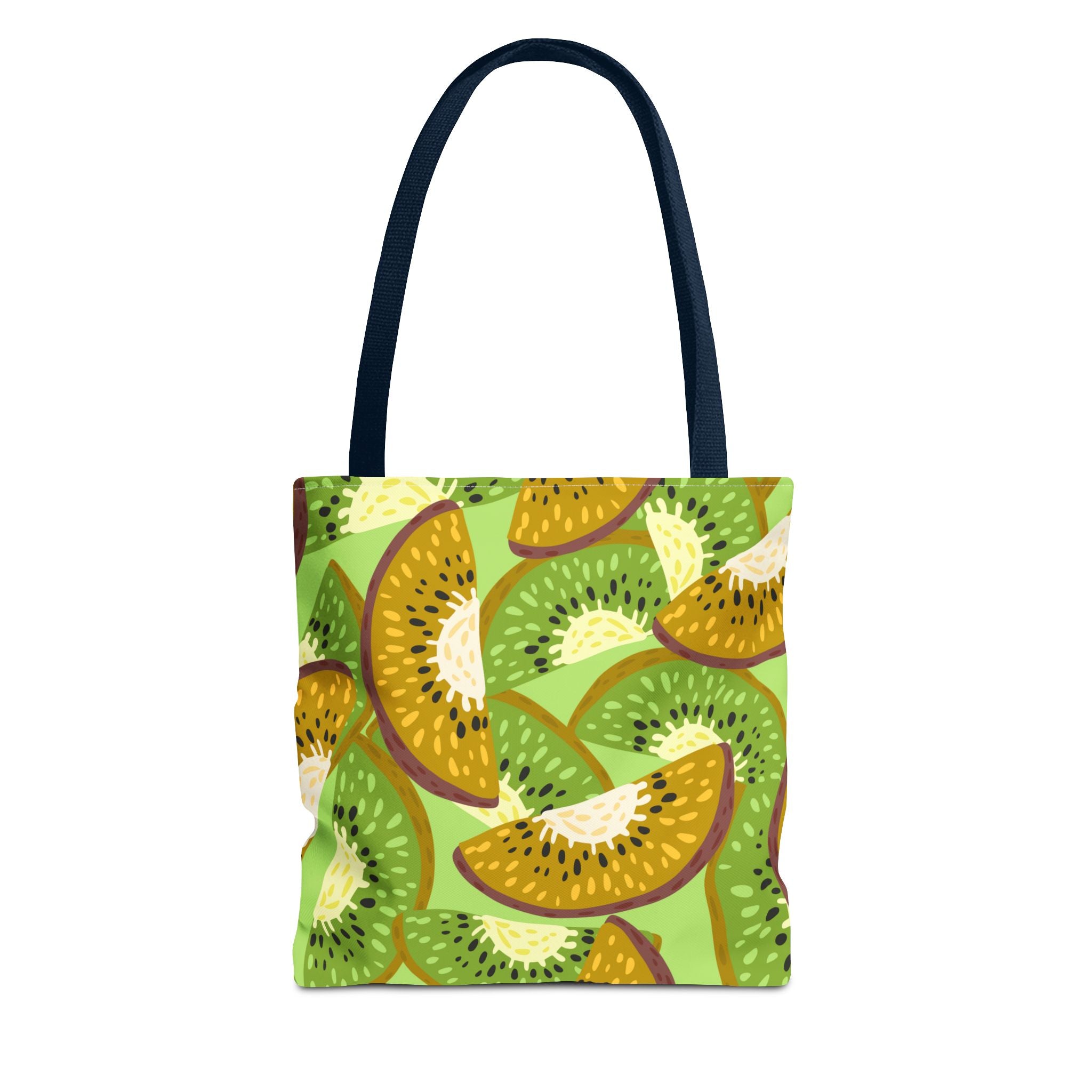 Kiwi Pattern Tote Bag – Vibrant Fruit Print AOP Reusable Shopper