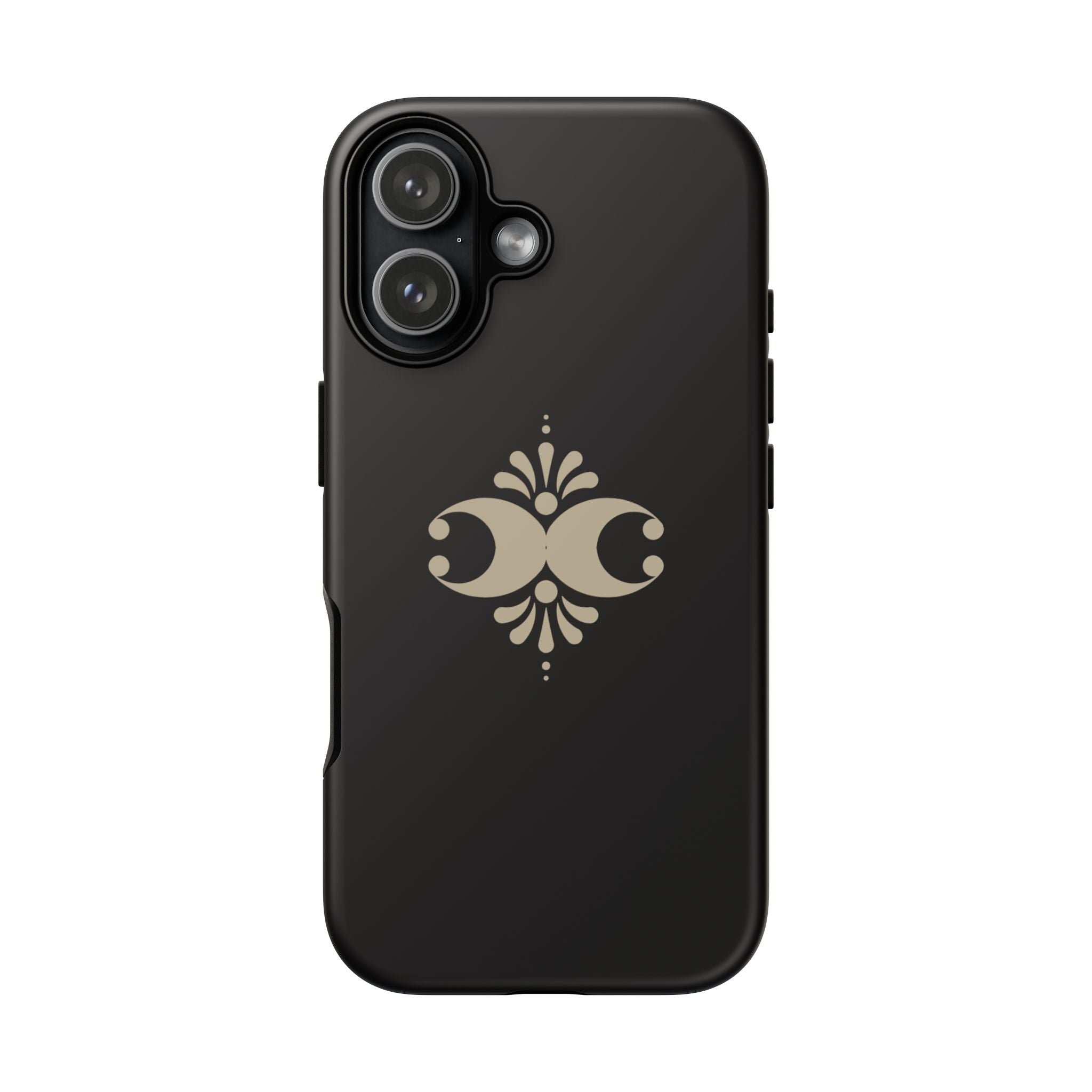 Tough Cases — Elegant Black Floral Phone Case (Slim Protective iPhone Cover)