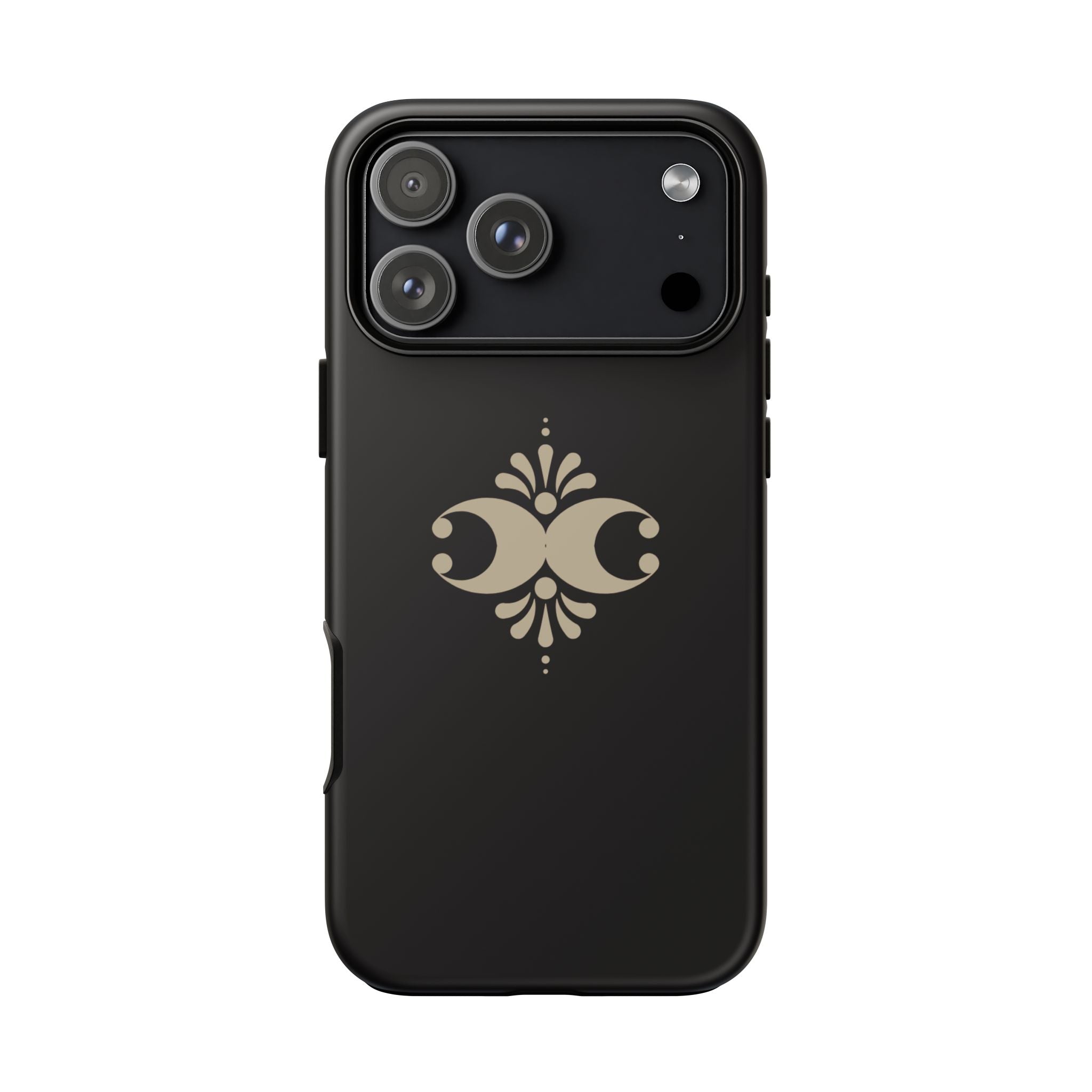 Tough Cases — Elegant Black Floral Phone Case (Slim Protective iPhone Cover)