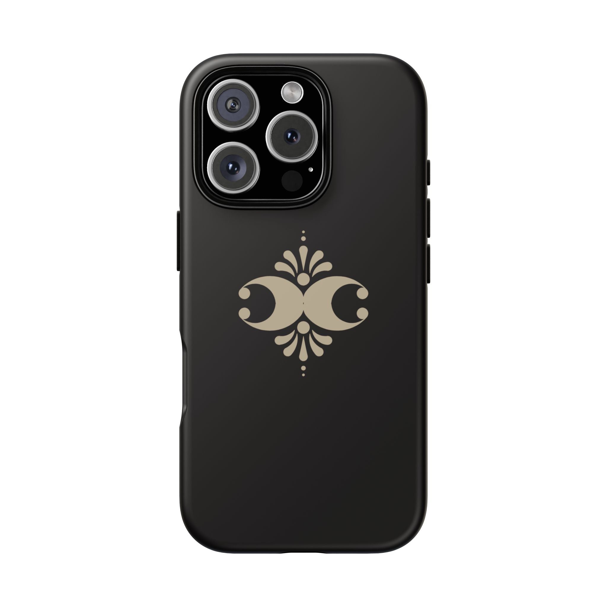 Tough Cases — Elegant Black Floral Phone Case (Slim Protective iPhone Cover)