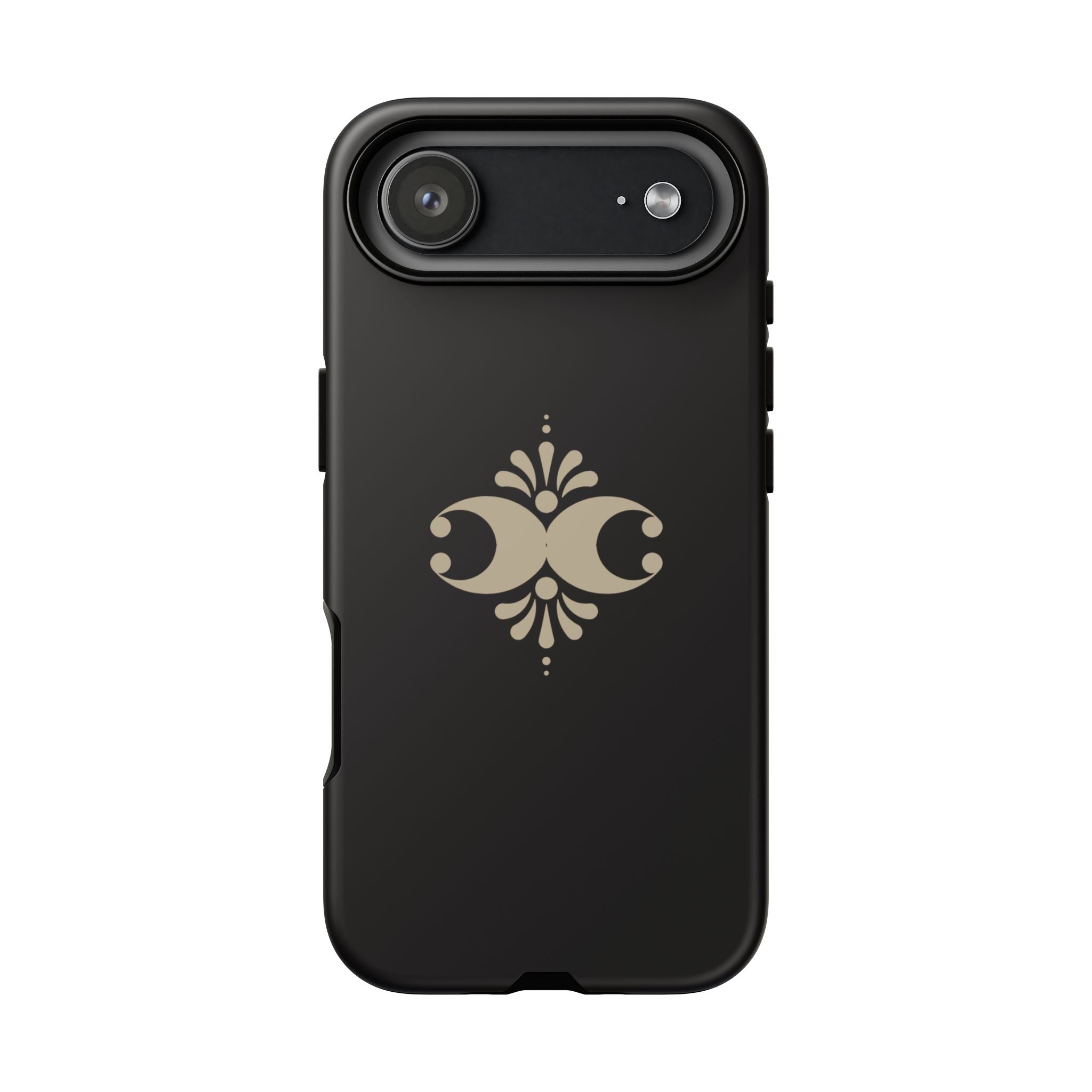 Tough Cases — Elegant Black Floral Phone Case (Slim Protective iPhone Cover)