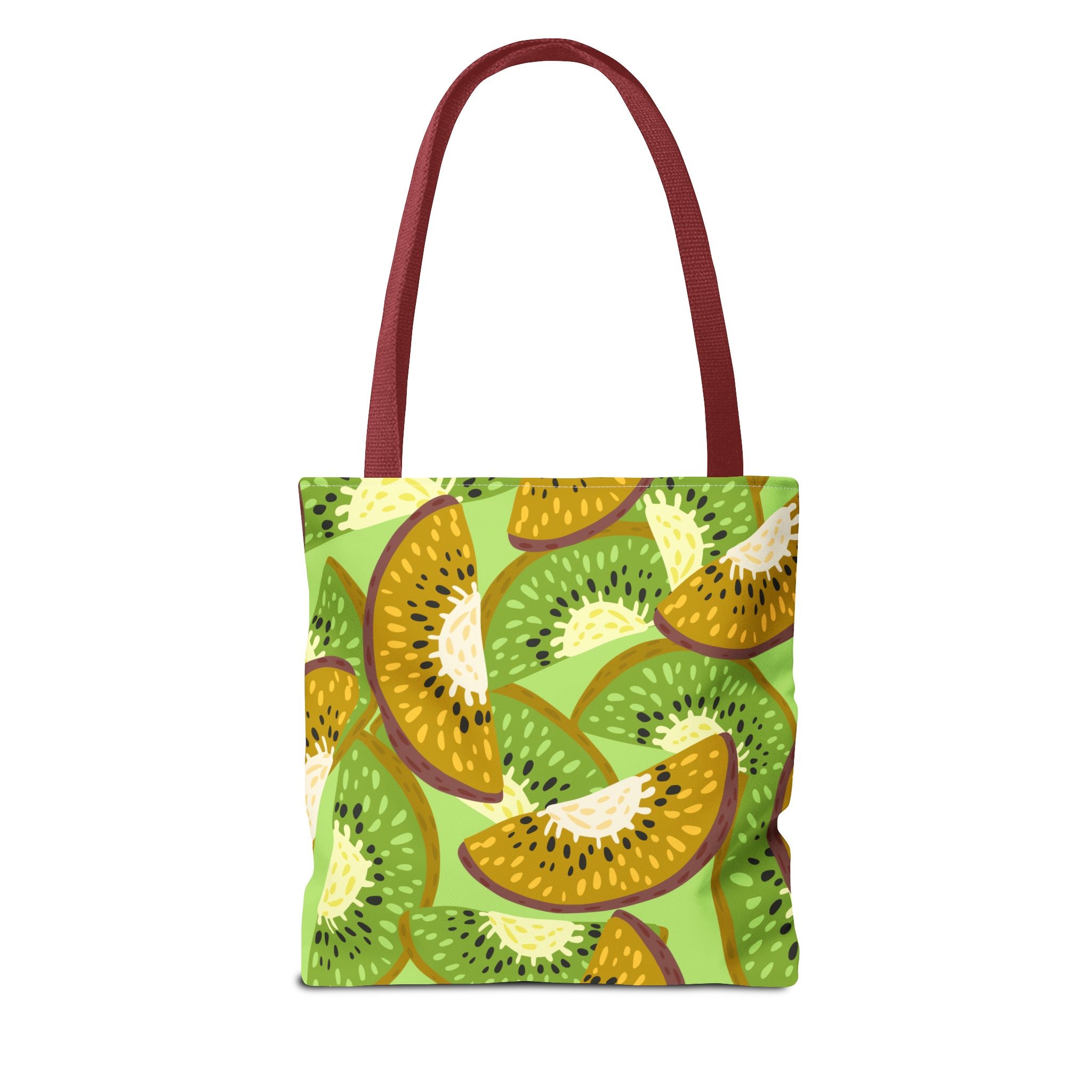 Kiwi Pattern Tote Bag – Vibrant Fruit Print AOP Reusable Shopper