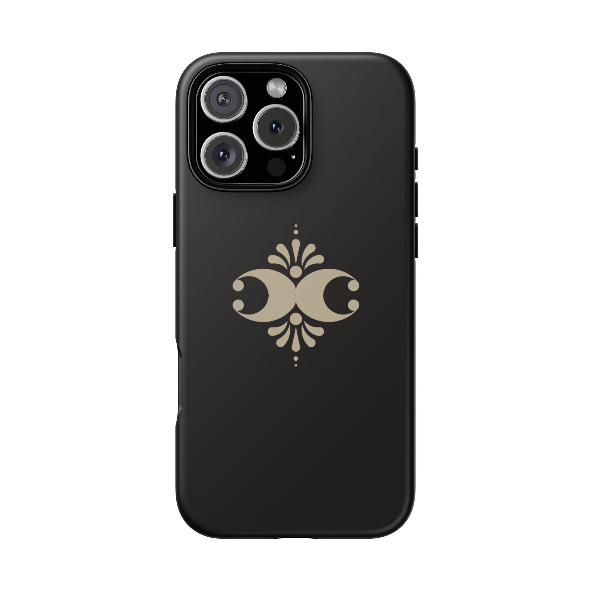 Tough Cases — Elegant Black Floral Phone Case (Slim Protective iPhone Cover)
