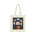 Tote Bag — Around the World Travel Tote with Passport & Luggage Illustration