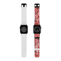 Pink Daisy Floral Apple Watch Band — Floral Pattern Replacement Strap