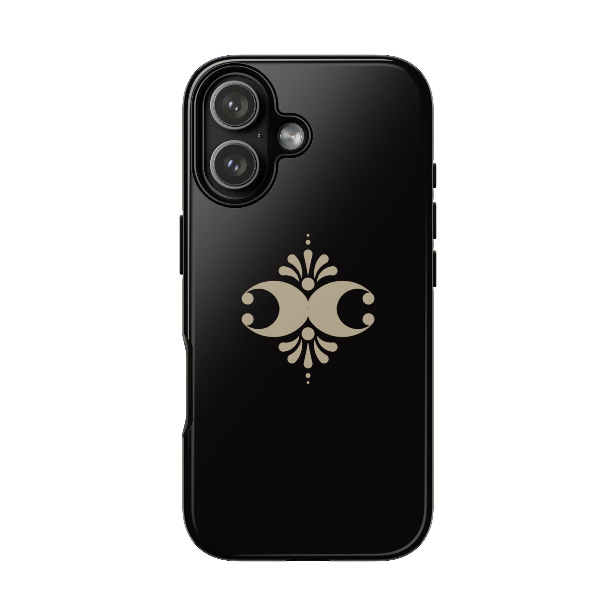 Tough Cases — Elegant Black Floral Phone Case (Slim Protective iPhone Cover)