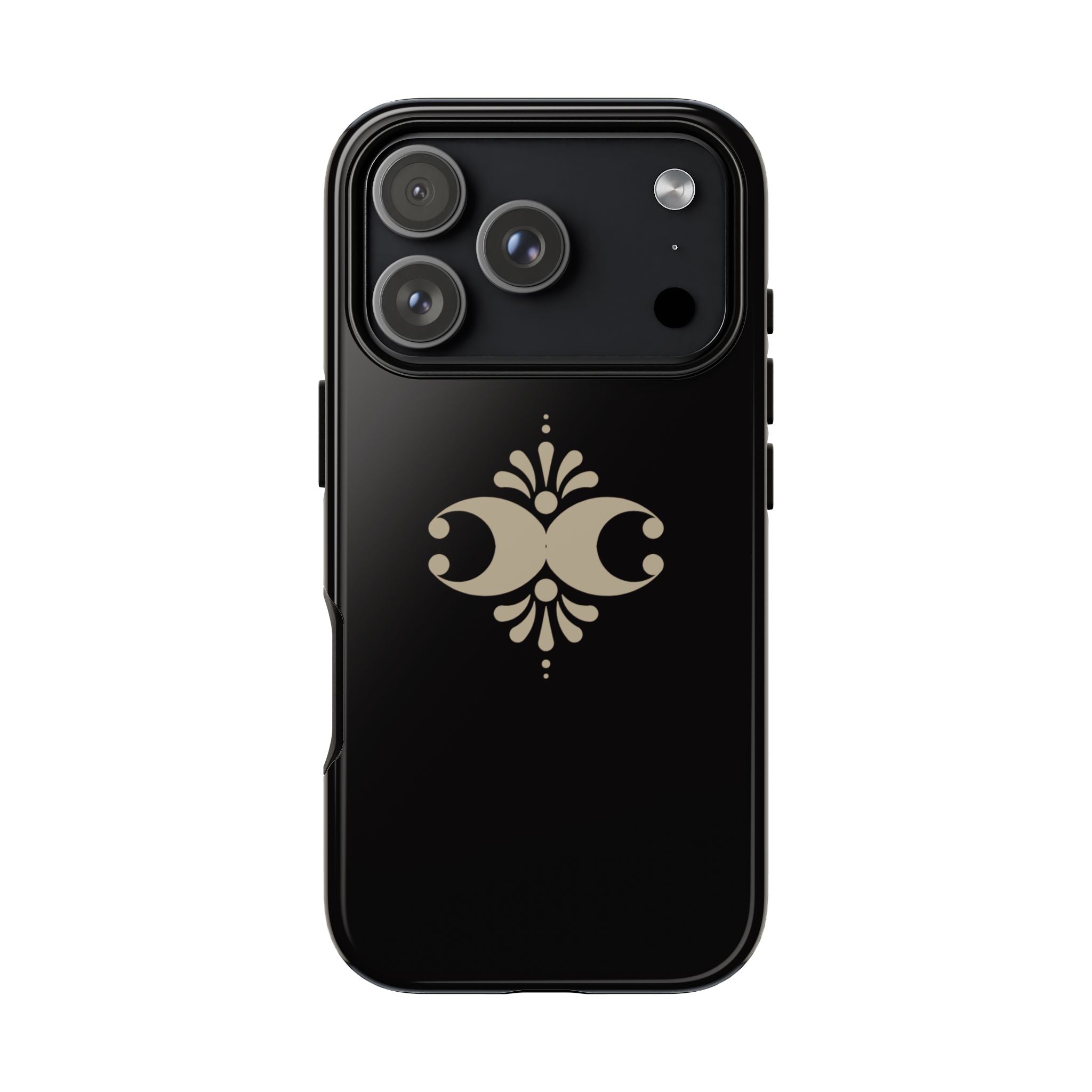 Tough Cases — Elegant Black Floral Phone Case (Slim Protective iPhone Cover)