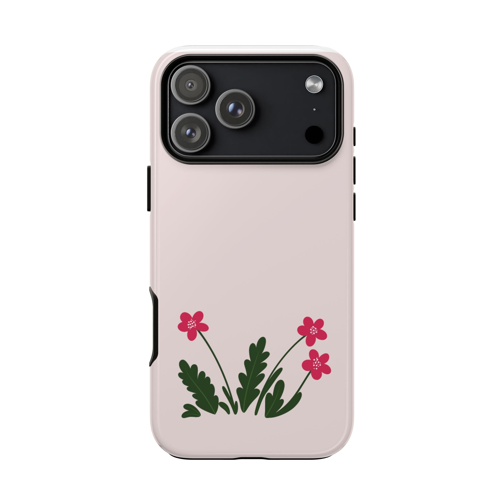 Floral Tough Case – Pink Wildflower Phone Case