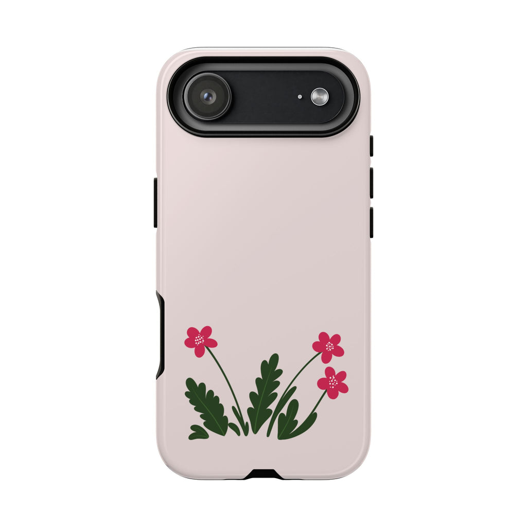 Floral Tough Case – Pink Wildflower Phone Case