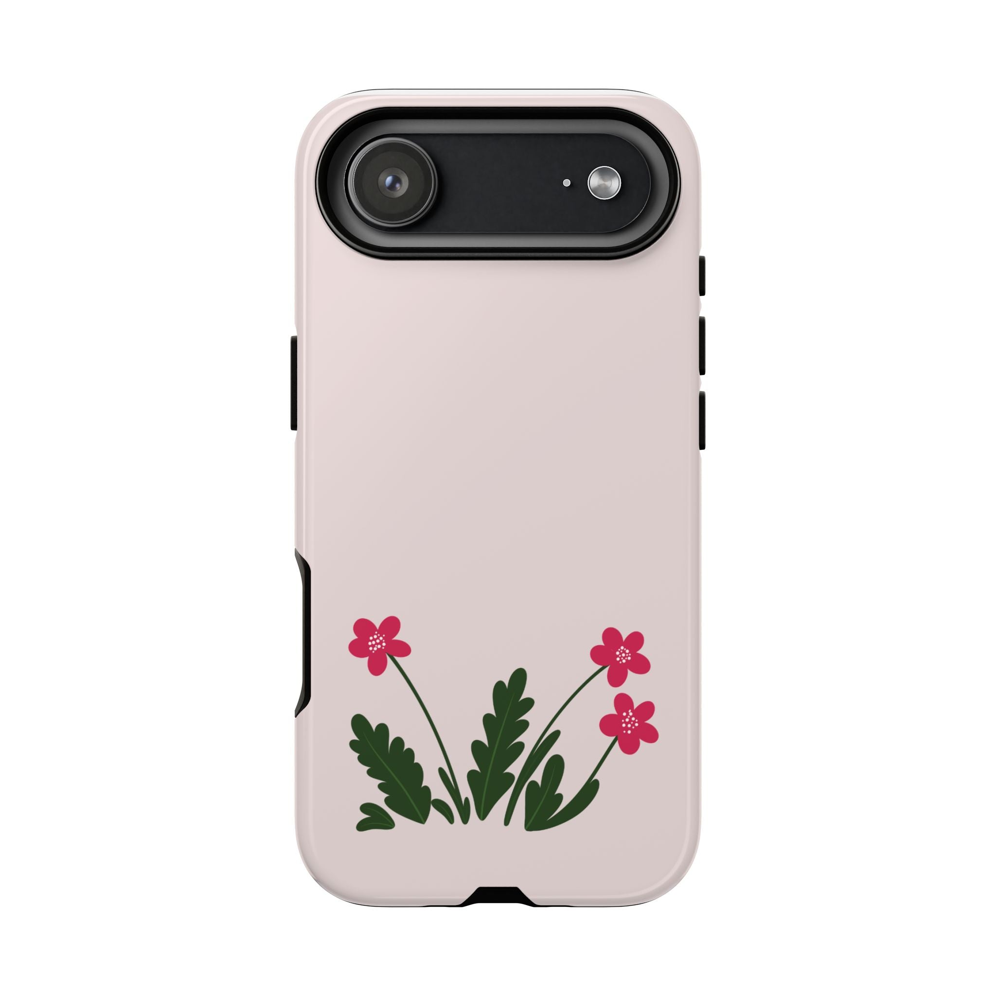 Floral Tough Case – Pink Wildflower Phone Case