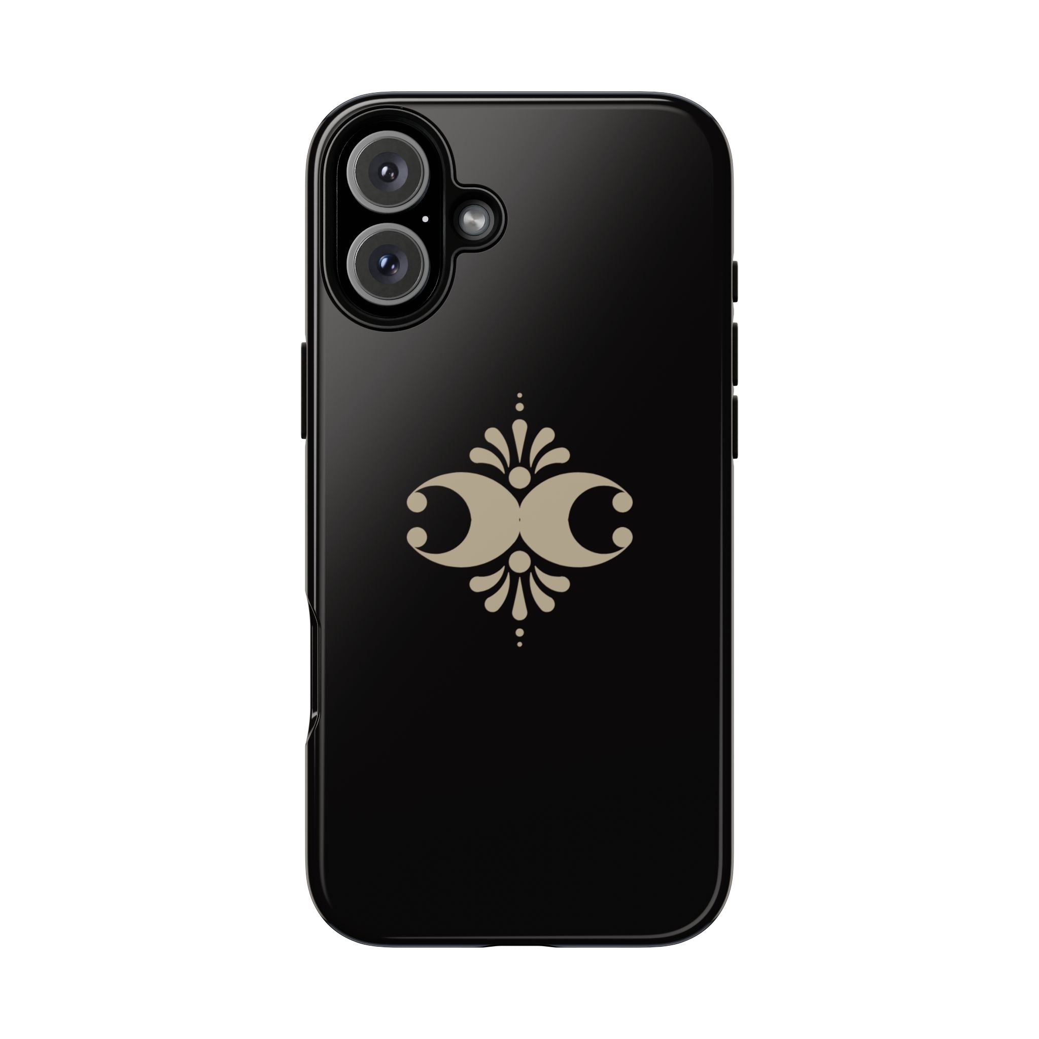 Tough Cases — Elegant Black Floral Phone Case (Slim Protective iPhone Cover)