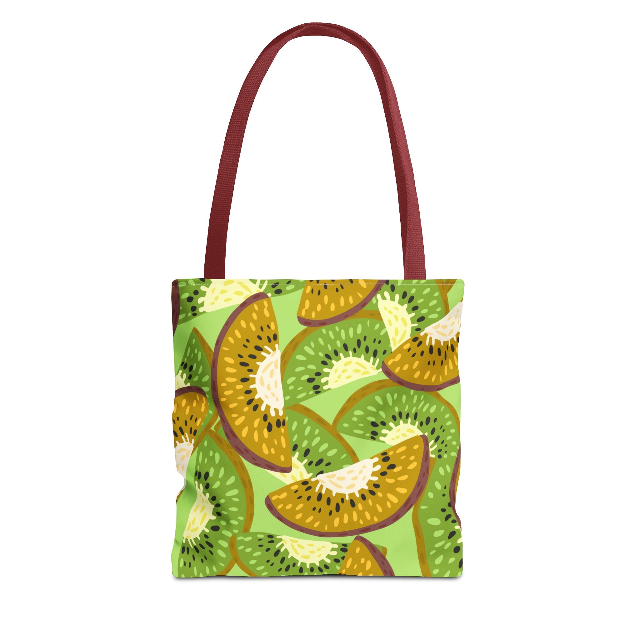 Kiwi Pattern Tote Bag – Vibrant Fruit Print AOP Reusable Shopper