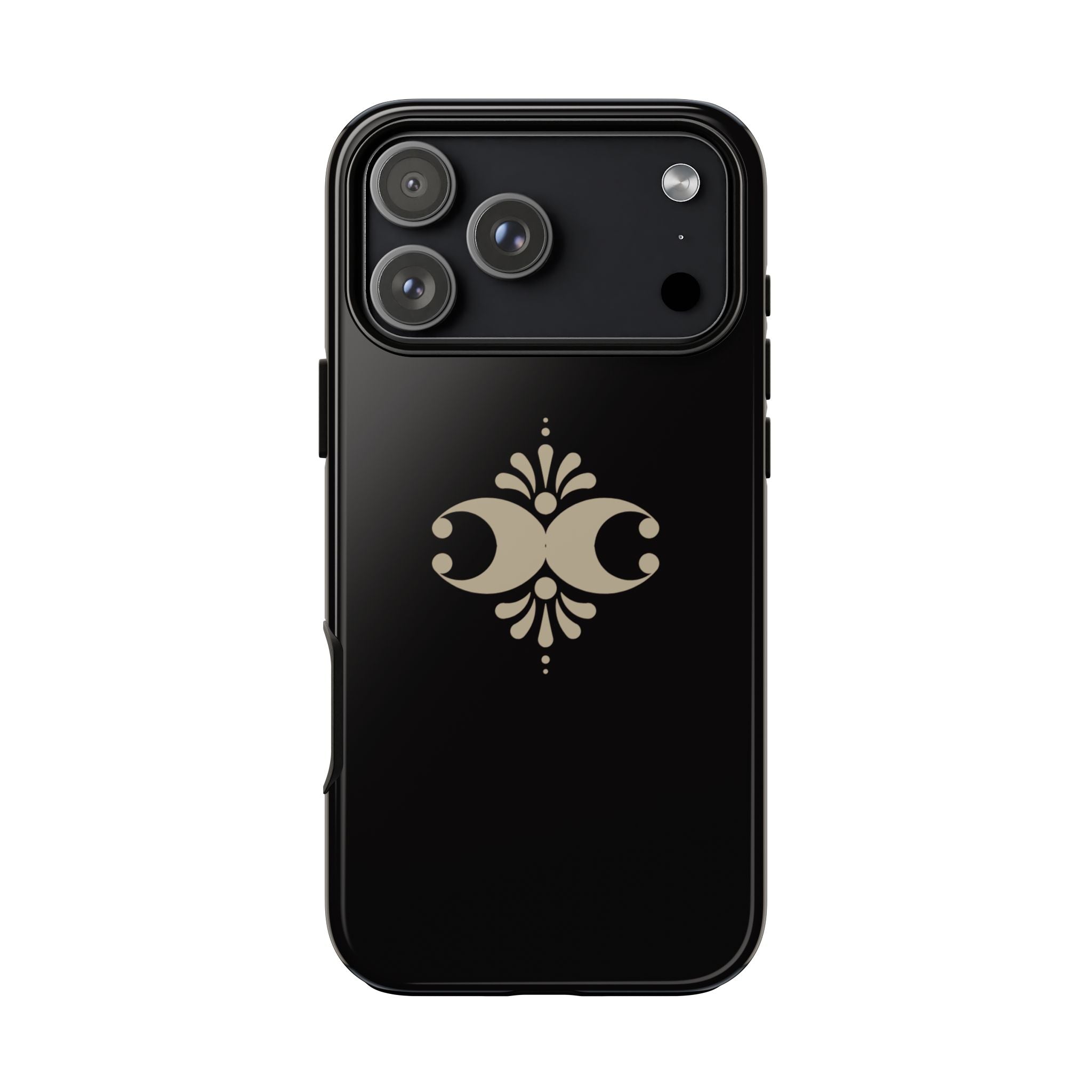 Tough Cases — Elegant Black Floral Phone Case (Slim Protective iPhone Cover)