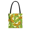 Kiwi Pattern Tote Bag – Vibrant Fruit Print AOP Reusable Shopper