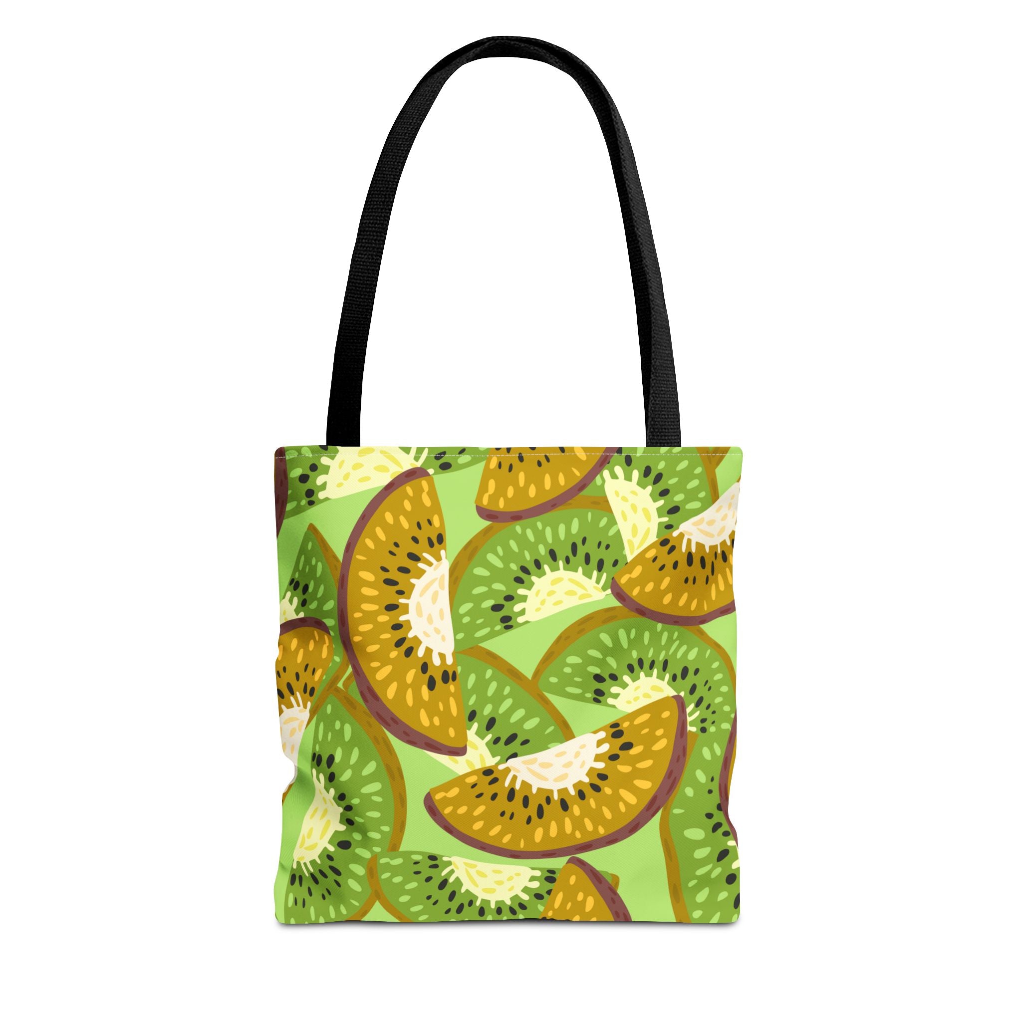 Kiwi Pattern Tote Bag – Vibrant Fruit Print AOP Reusable Shopper