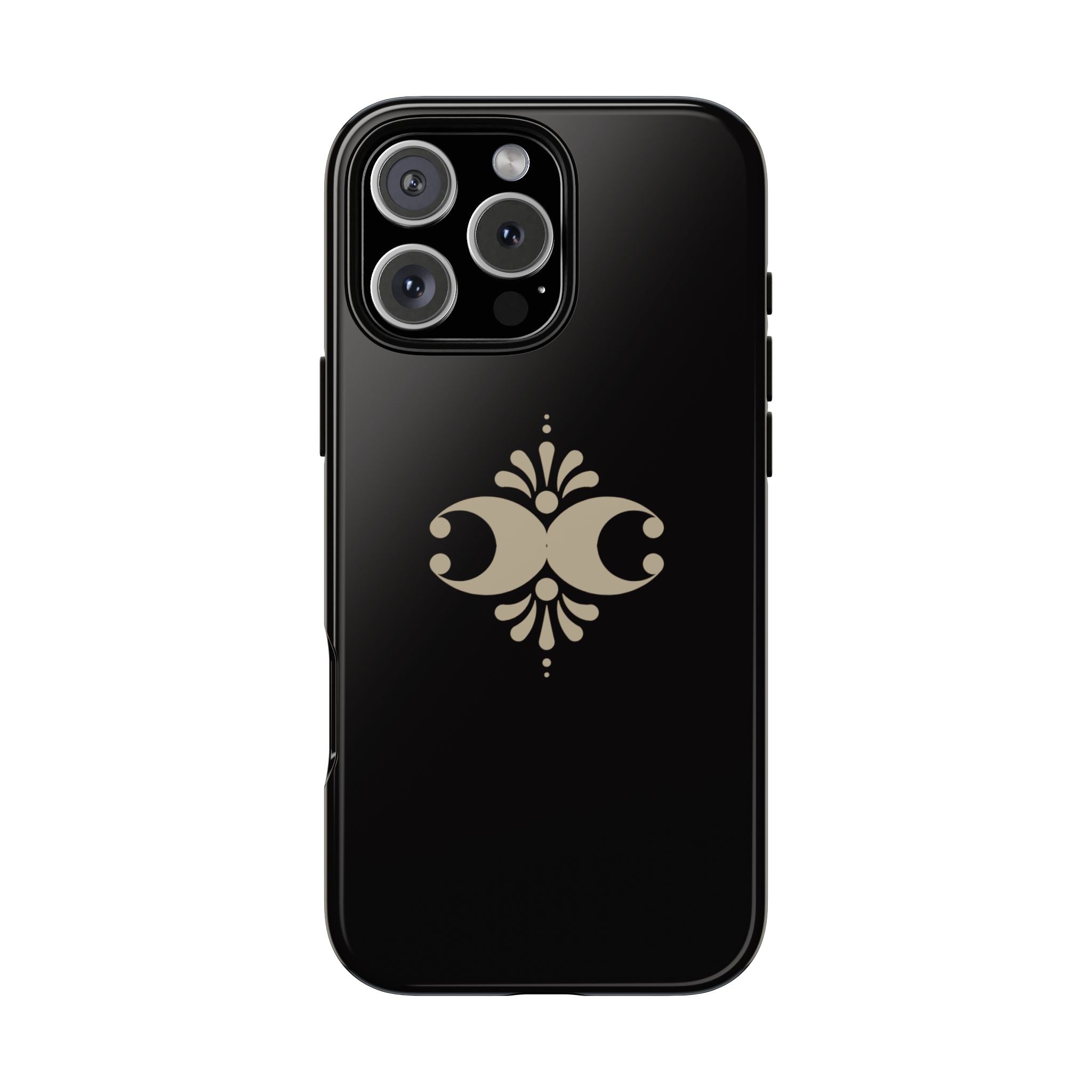 Tough Cases — Elegant Black Floral Phone Case (Slim Protective iPhone Cover)