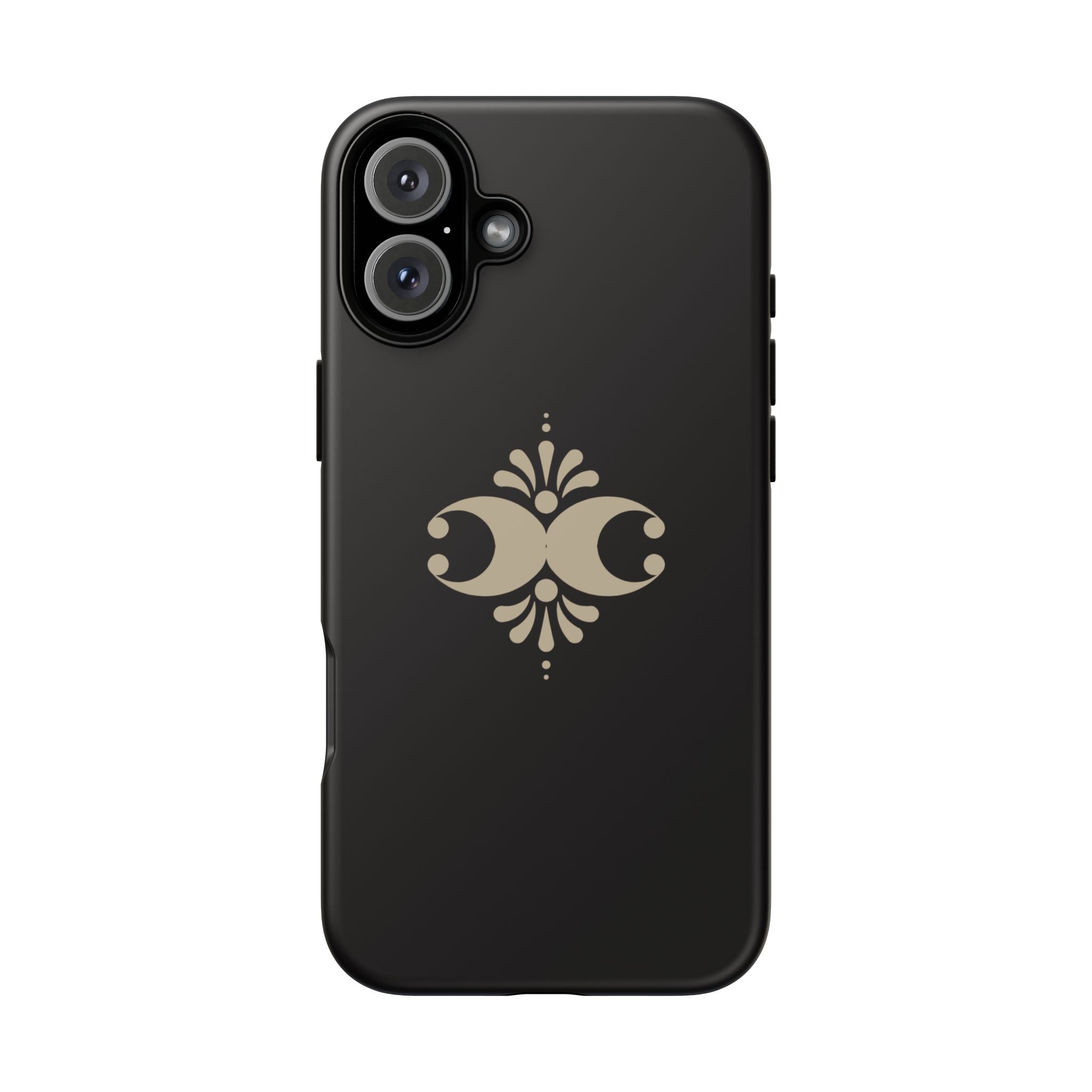 Tough Cases — Elegant Black Floral Phone Case (Slim Protective iPhone Cover)