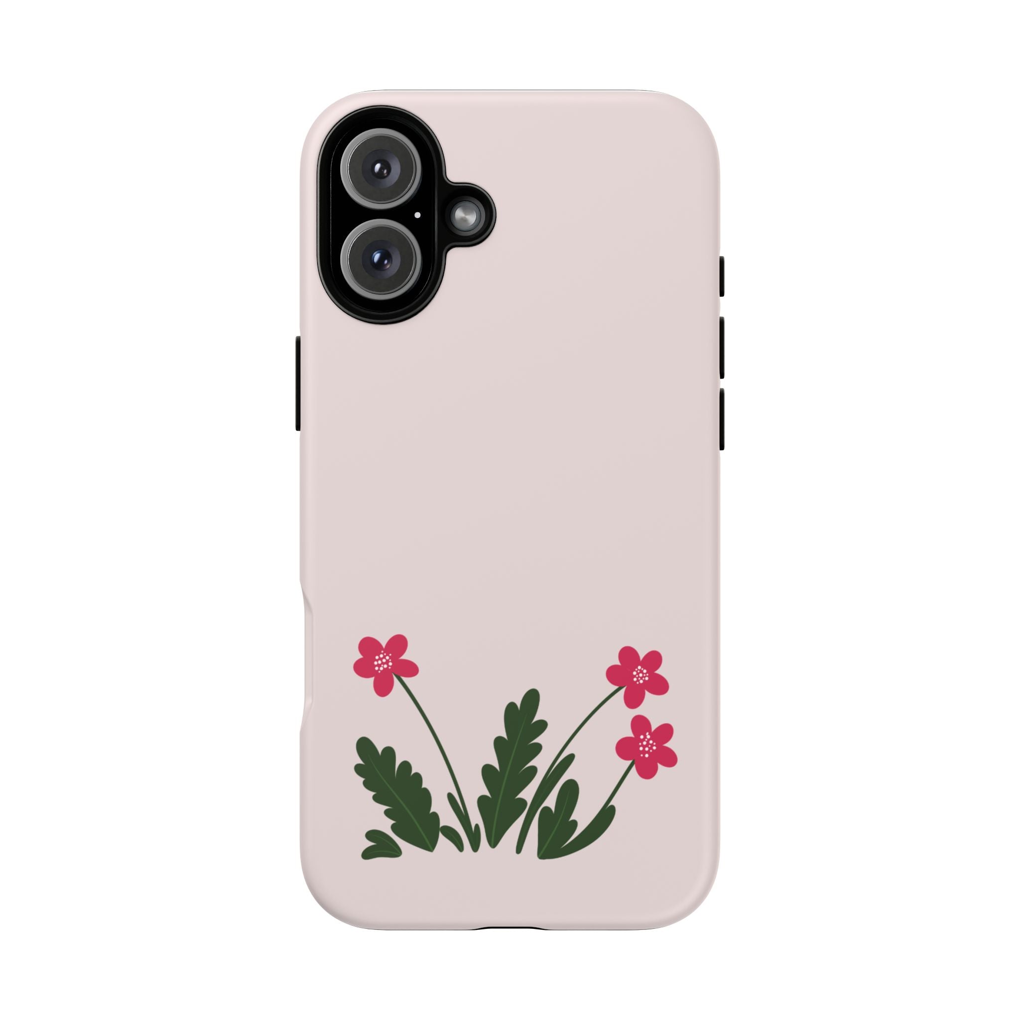 Floral Tough Case – Pink Wildflower Phone Case