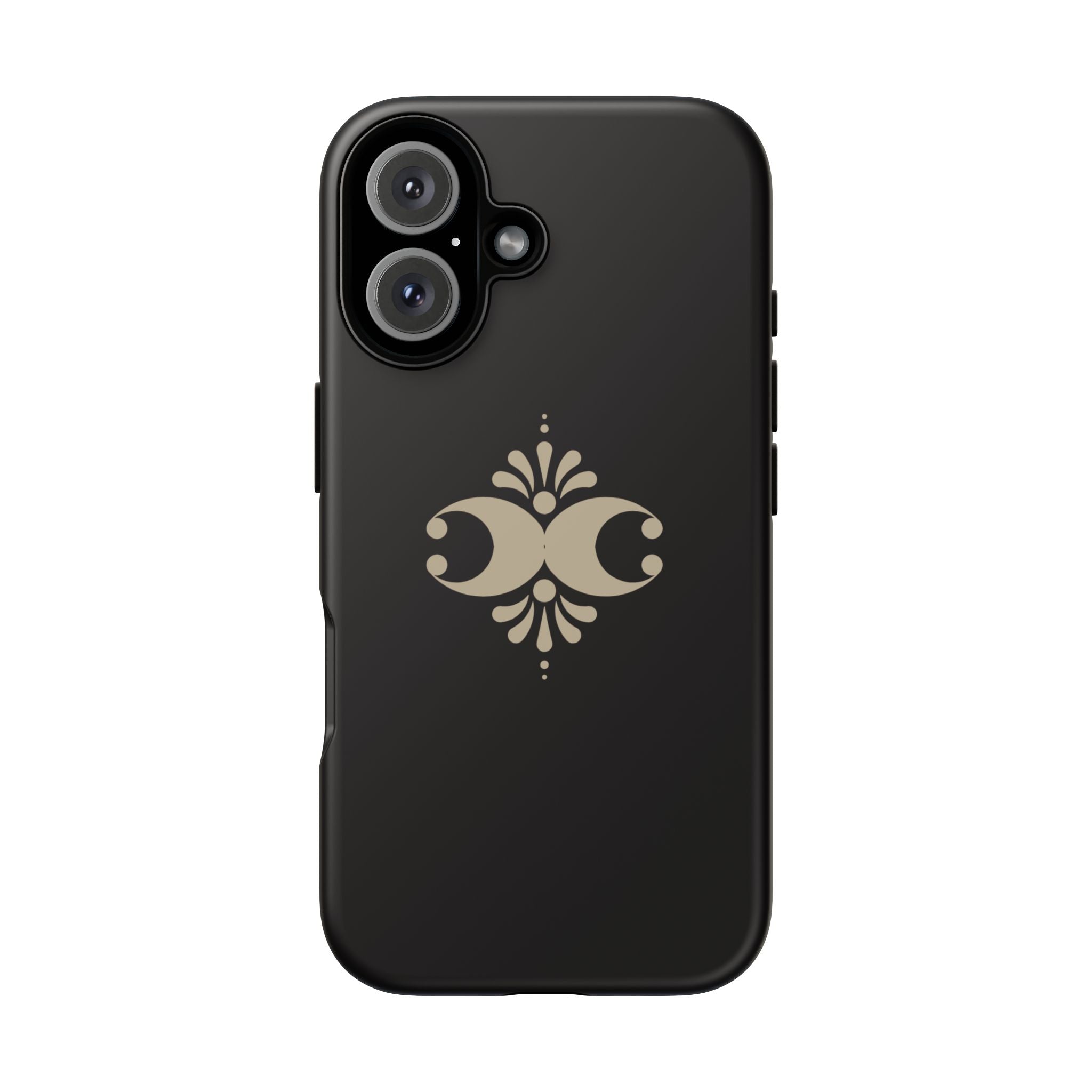 Tough Cases — Elegant Black Floral Phone Case (Slim Protective iPhone Cover)