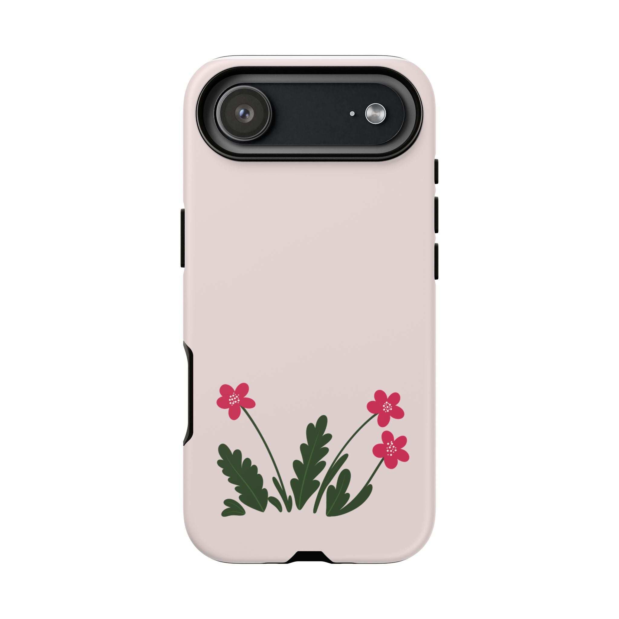 Floral Tough Case – Pink Wildflower Phone Case