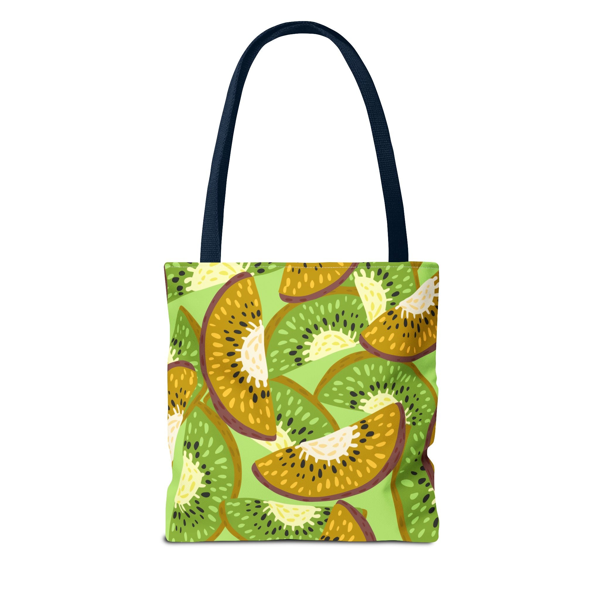 Kiwi Pattern Tote Bag – Vibrant Fruit Print AOP Reusable Shopper