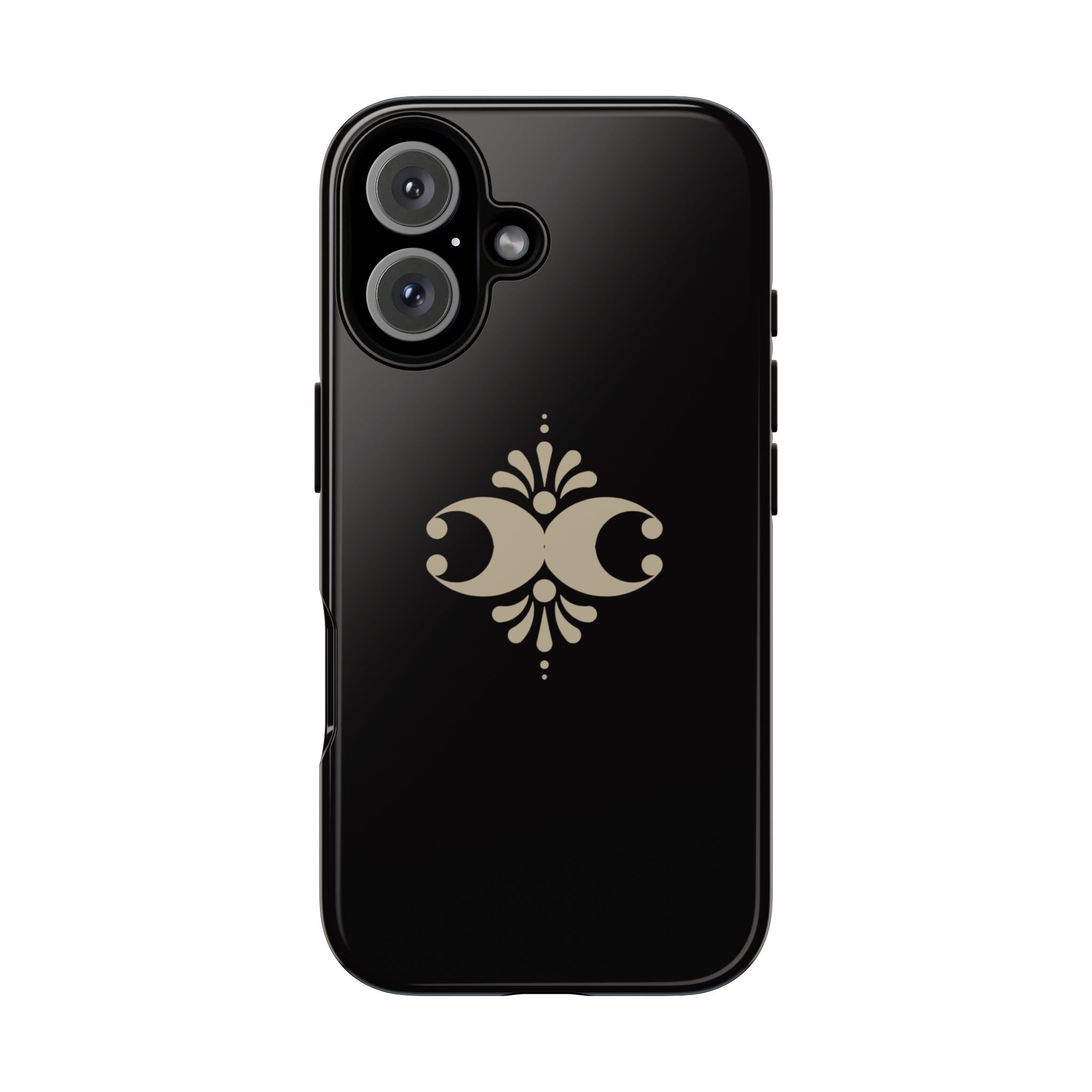 Tough Cases — Elegant Black Floral Phone Case (Slim Protective iPhone Cover)