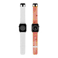 Floral Rose Apple Watch Band — Vintage Pink Garden Strap